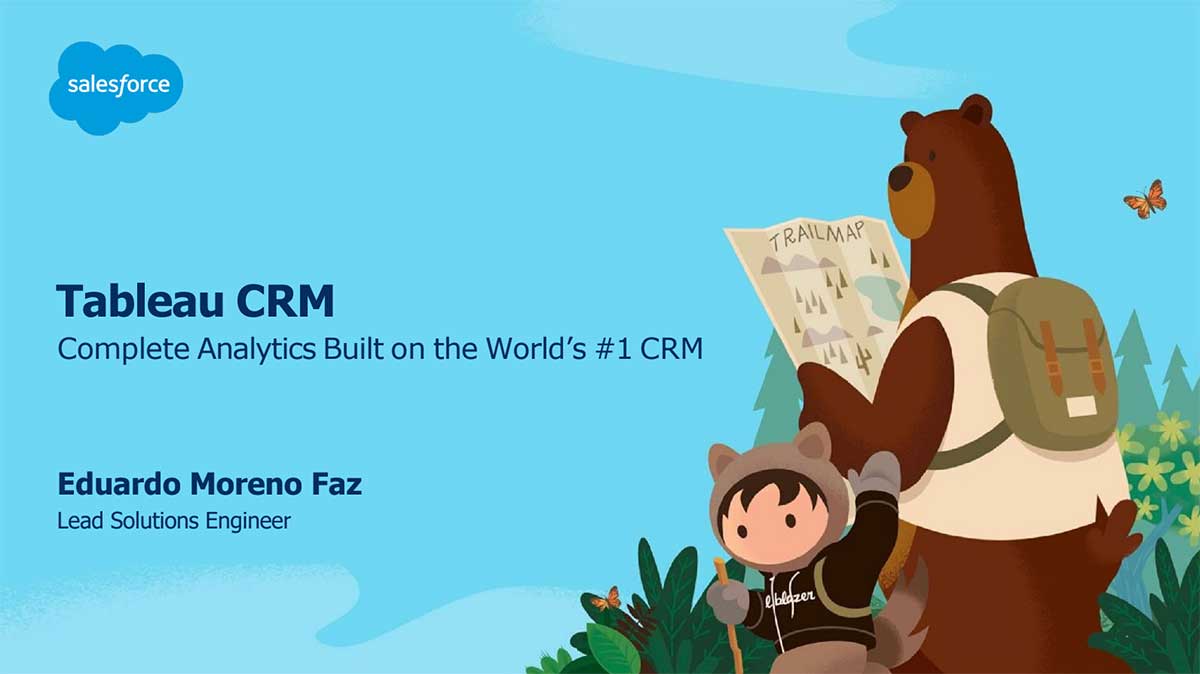 el camino de informes y paneles Tableau CRM